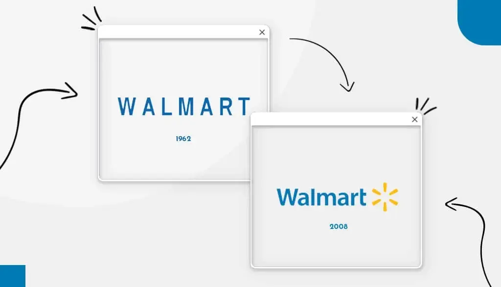 lich su va su phat trien cua logo cua walmart 1