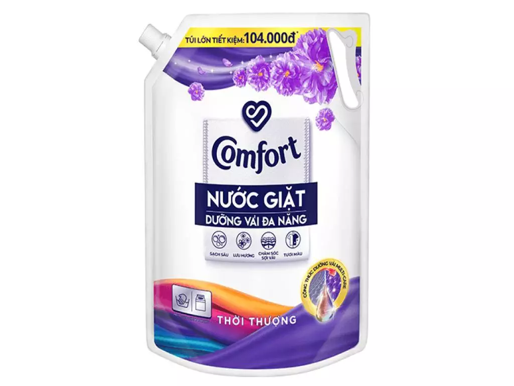 Mẫu thiết kế bao bì Nước giặt Comfort dưỡng vải đa năng hương thời thượng 3.6kg
